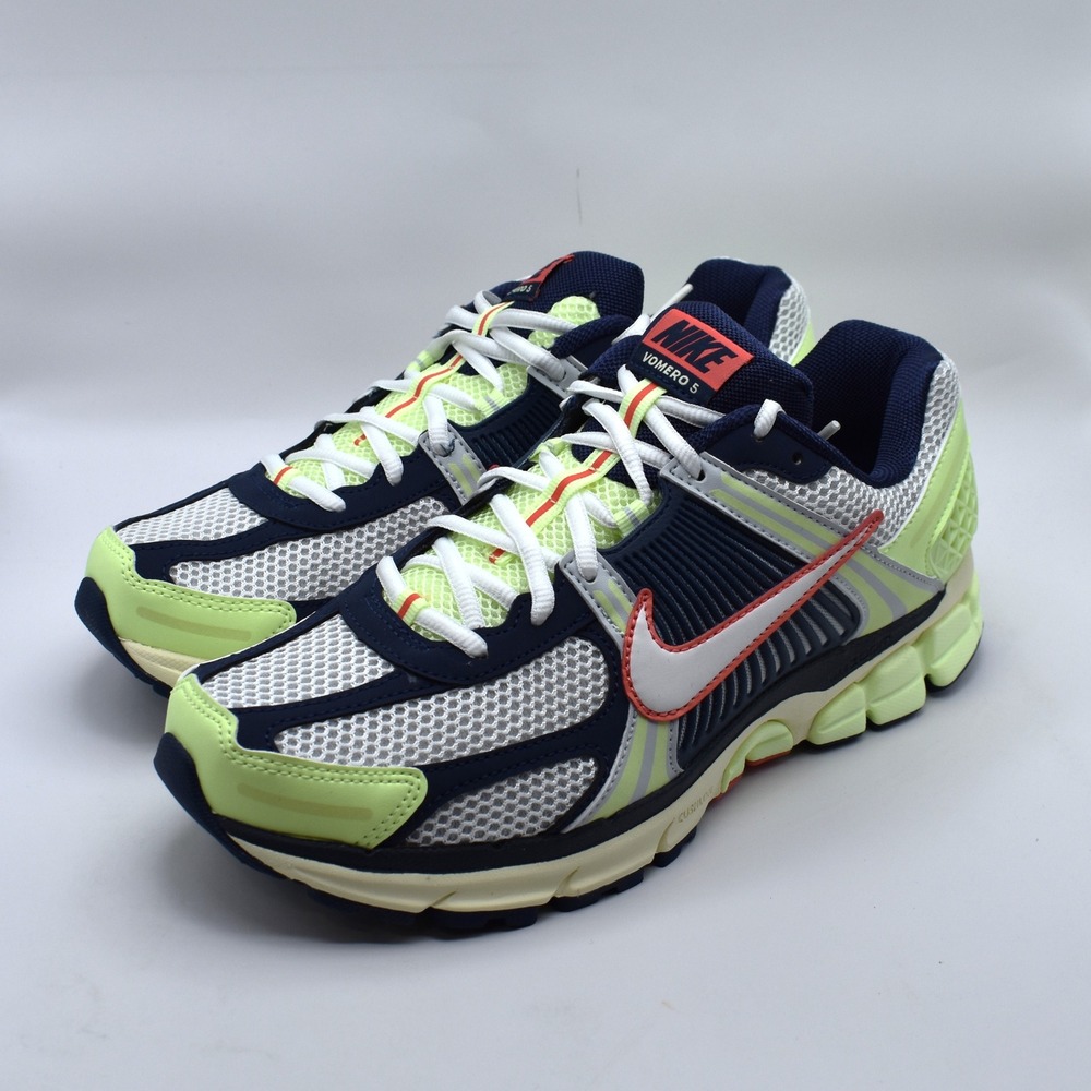 Nike Zoom Vomero 5 Sneakers Men's 10 Barely Volt Midnight Navy IB4004-701 NEW
